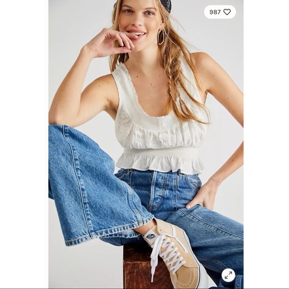 Free People Tops - Free people stolen kisses cami